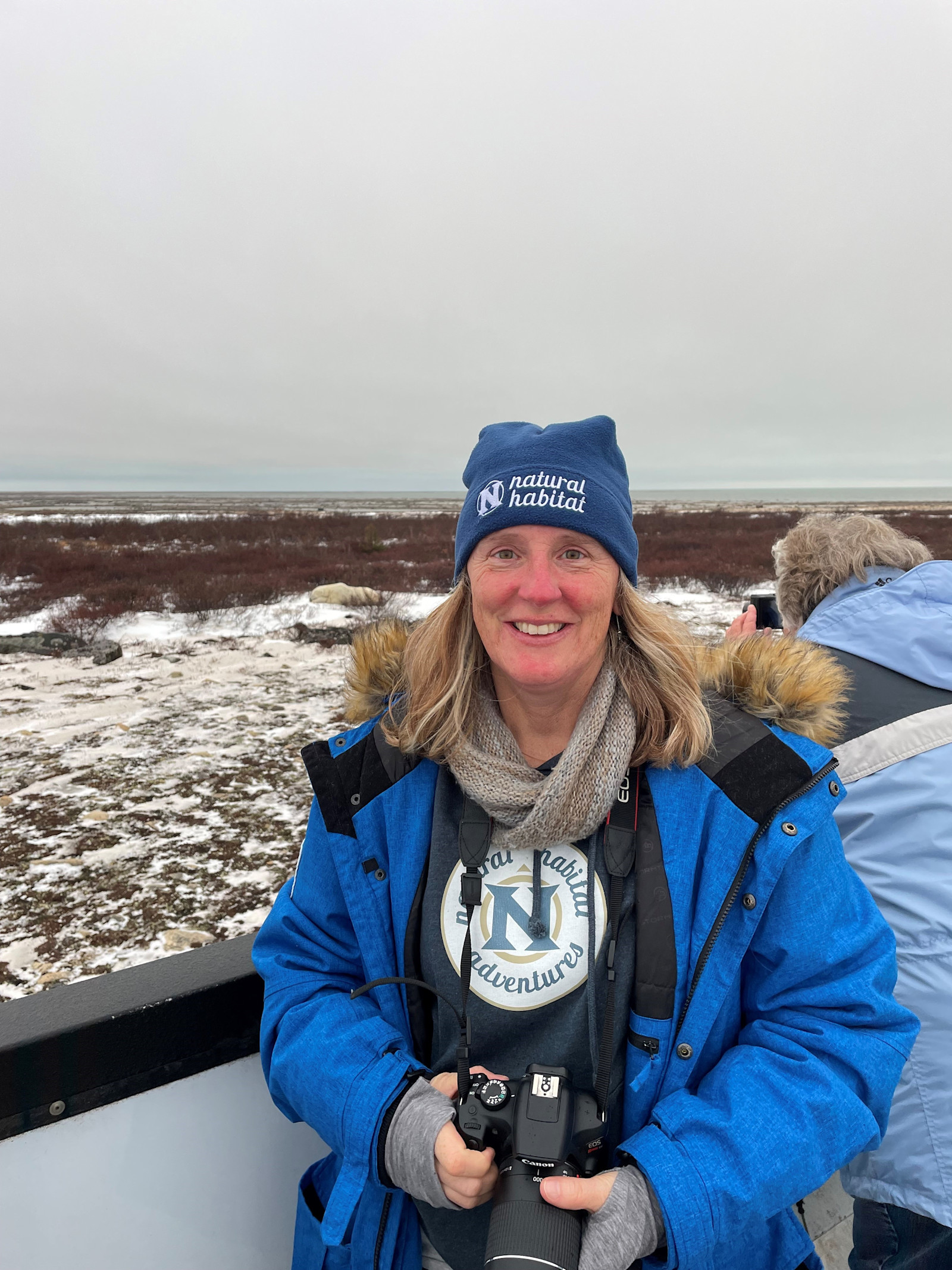 Searching for polar bears in Churchill.