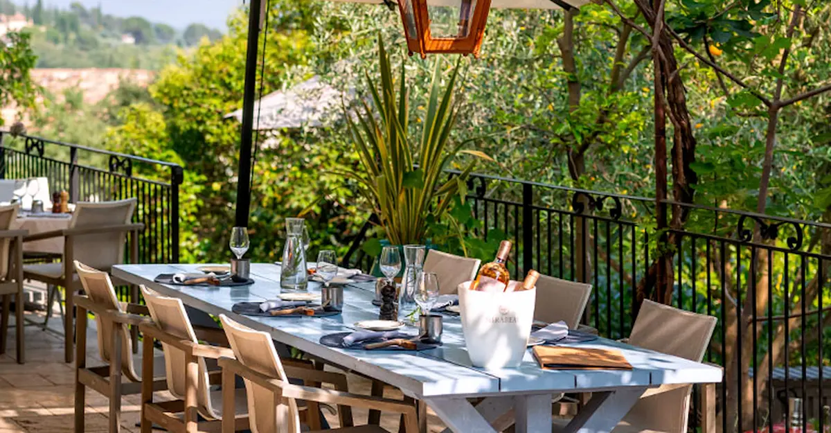 Garden terrace, Provence