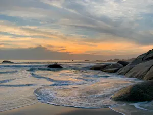 Camps Bay in Cape Town, South Africa.
