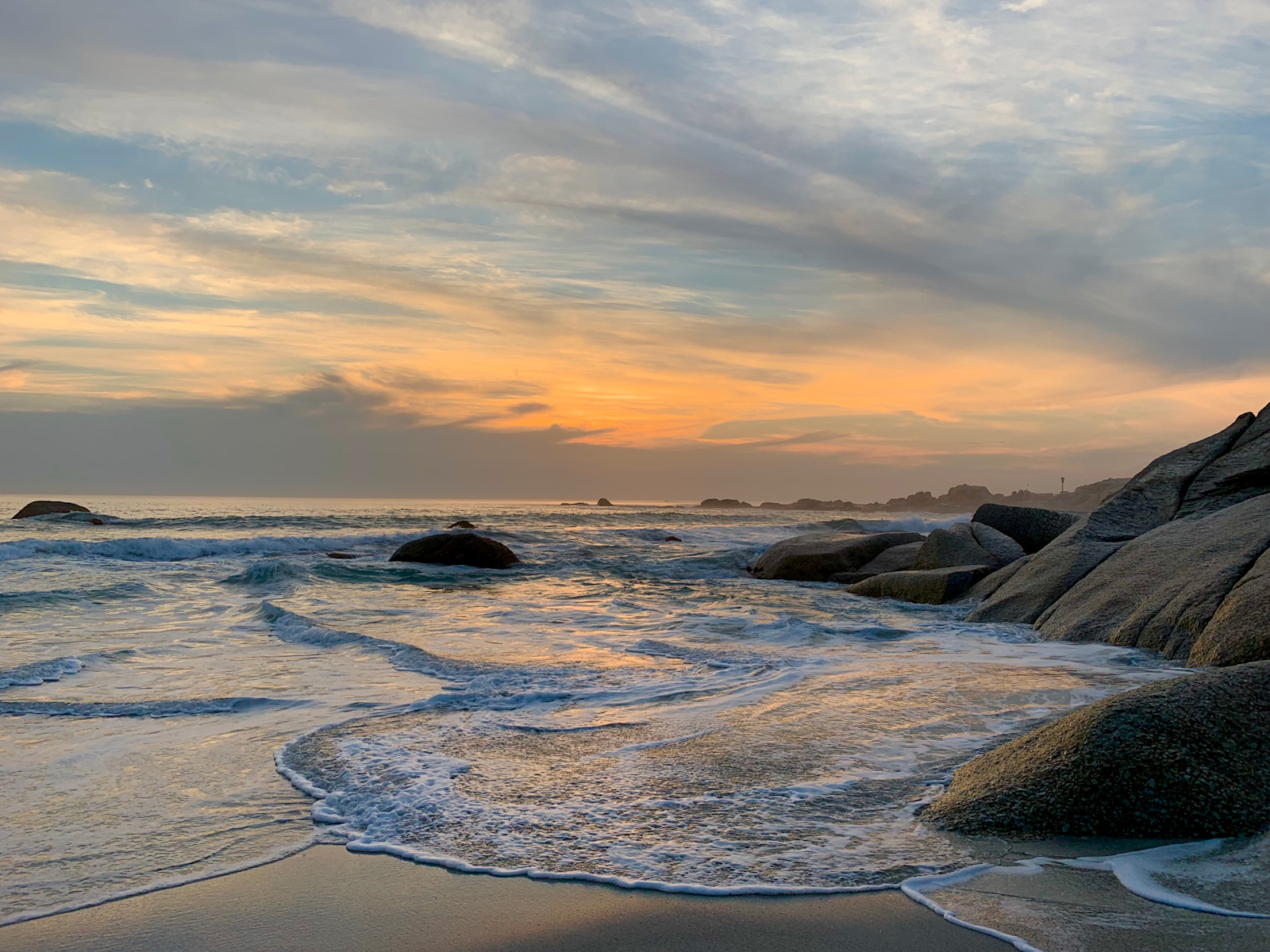 Camps Bay in Cape Town, South Africa.