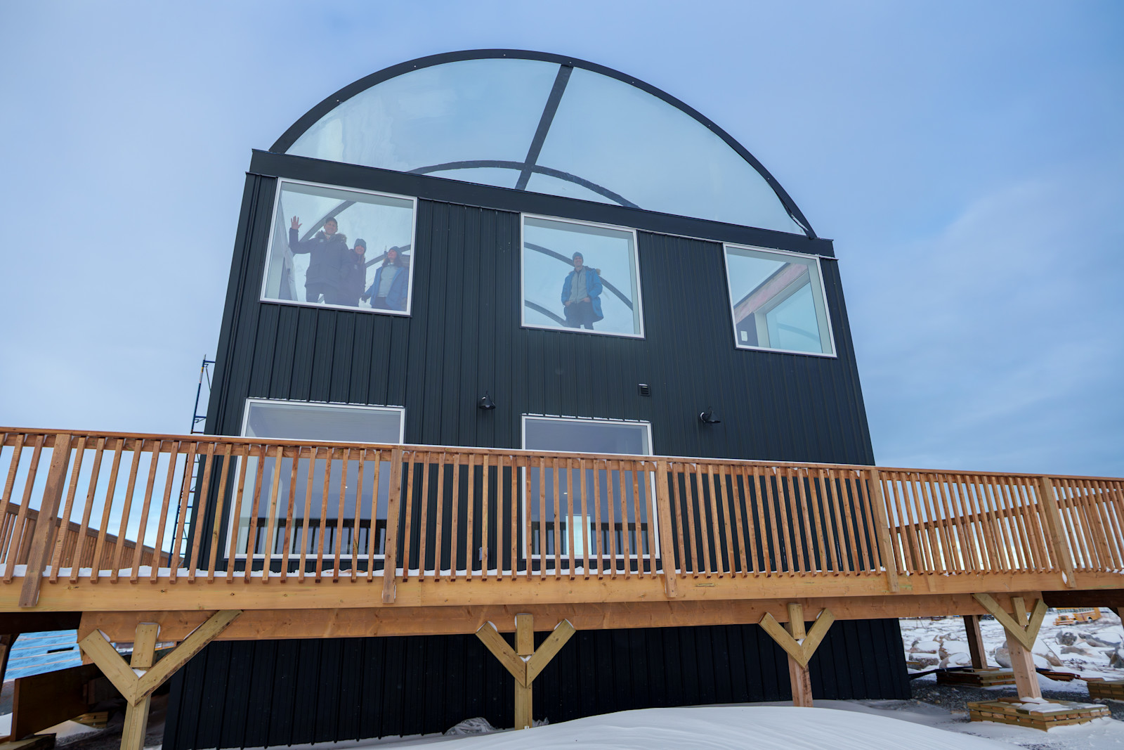 Nat Hab's Boreal Lounge, Churchill, Manitoba.
