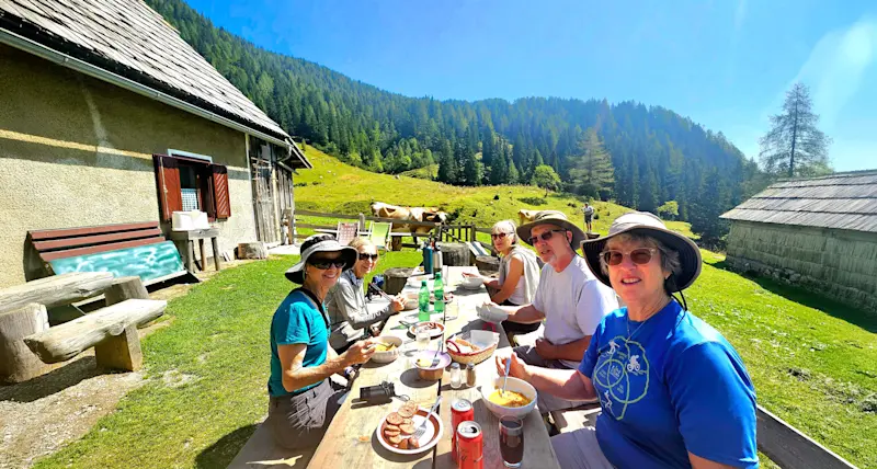 Nat Hab guests, Slovenia.