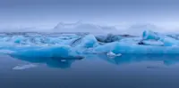 Jokulsarlon glacier lagoon, Iceland.