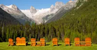 Purcell Mountain Range, Bugaboo Lodge, British Columbia.