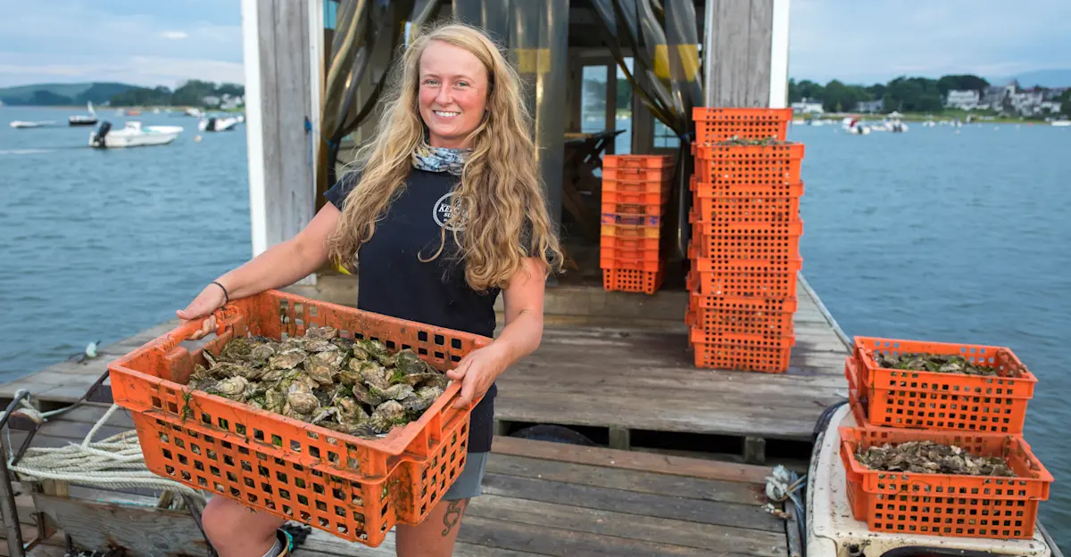 Shellfish farmer, Ireland. 