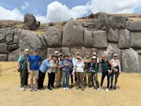 Our group was the best. We became an instant family in Saqsaywaman, Peru. 