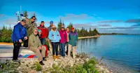 Earthwatch Expeditions guests at Hudson Bay, Churchill, Manitoba, Canada.