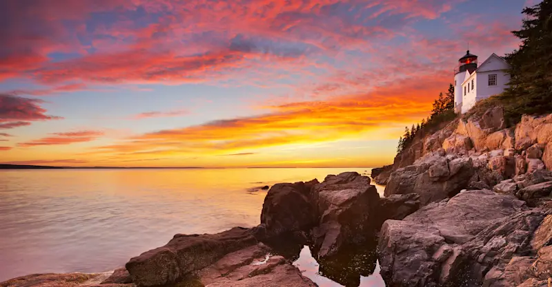 Bass Harbor Head Light Station, Acadia National Park, Maine.