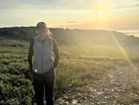 A summer sunset in Churchill.
