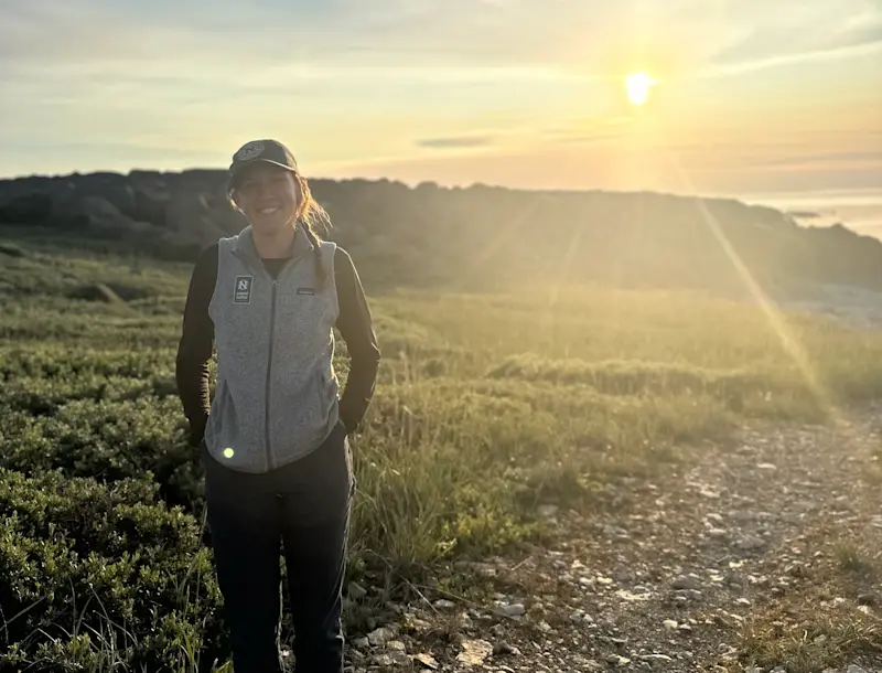 A summer sunset in Churchill.