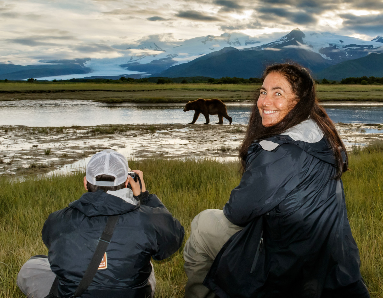 Sited grizzly bears up in Alaska. 