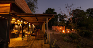 Lounge and dining tent