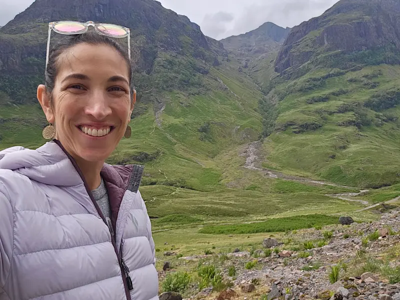 The views are beautiful, Scotland.