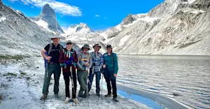 Nat Hab guests, Bugaboo Provincial Park, British Columbia.
