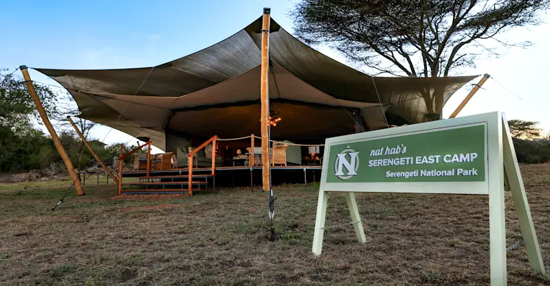 Nat Hab's Serengeti East Camp, Serengeti National Park, Tanzania.