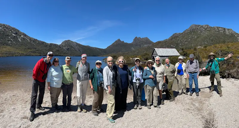 Spectacular views and a great trip out in Cradle Mountain, Australia North. 
