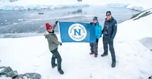 Nat Hab guests, Antarctica.