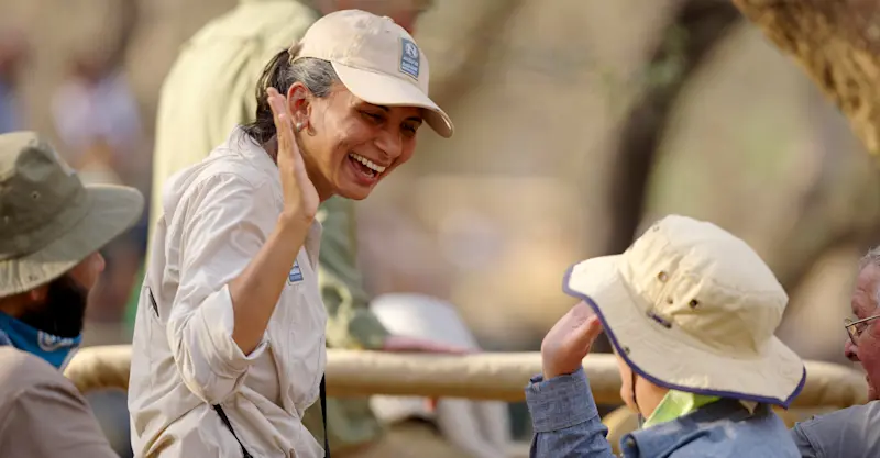 Nat Hab guest and Expedition Leader, Tadoba National Park, India.