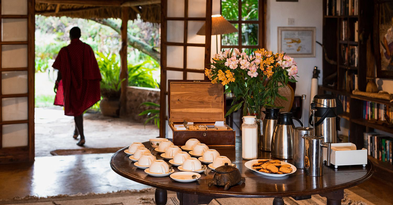 Tea time in the lounge