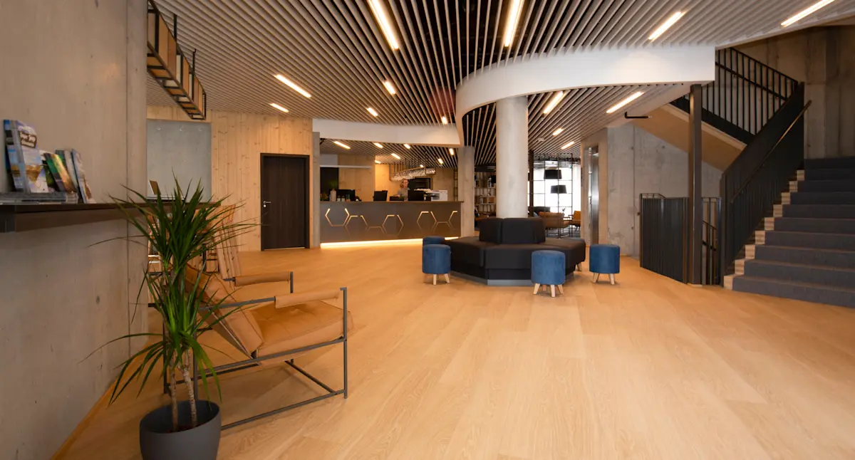 Reception area