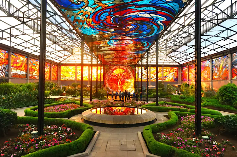 Cosmovitral Botanical Garden, Toluca, Mexico.