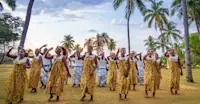 Dancers at Anjajavy Private Reserve, Madagascar.