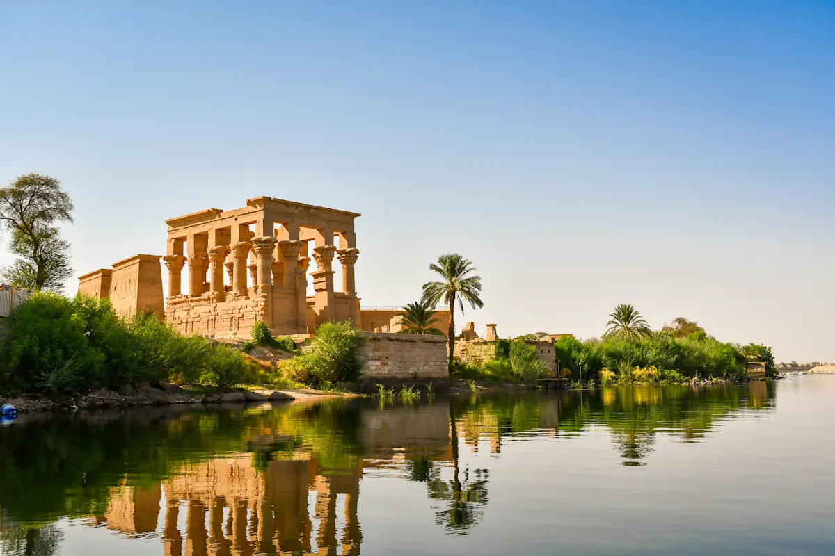Trajan's Kiosk, Philae Temple complex, Aswan, Egypt.