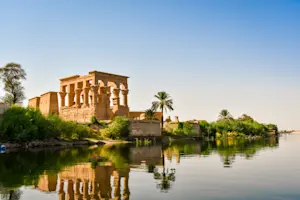 Trajan's Kiosk, Philae Temple complex, Aswan, Egypt.