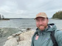 Hiking the coast and granite trails of Acadia National Park, Maine.