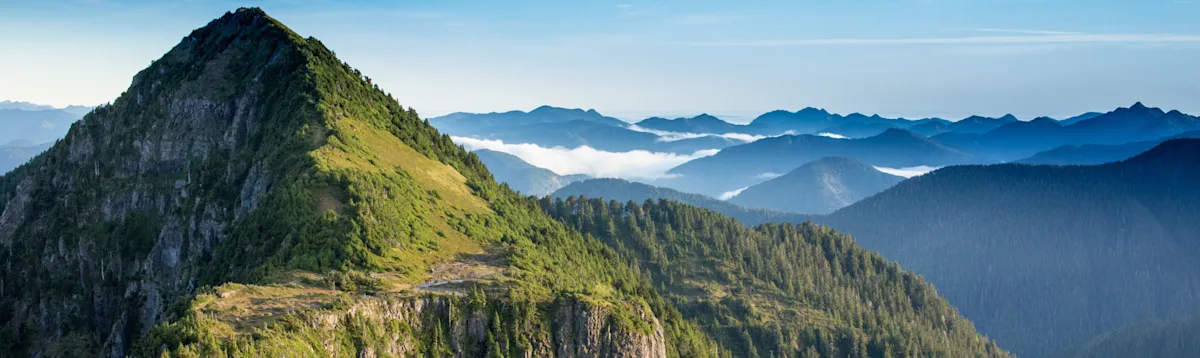 Mountain landscape, natural history, Haida Gwaii Canada