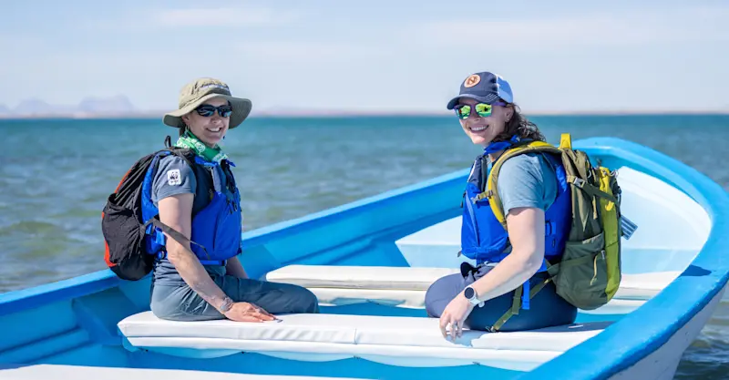 Nat Hab guest and Expedition Leader, San Ignacio Lagoon, Baja, Mexico.