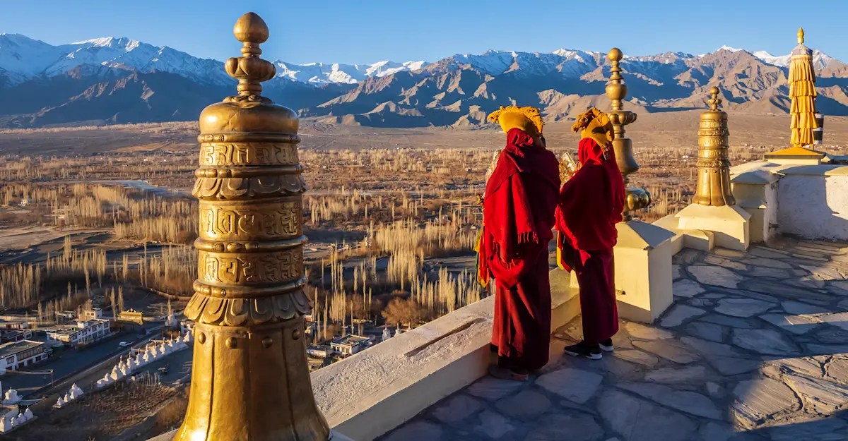 Thiksey Monastery, Ladakh, India.