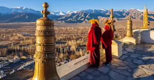 Thiksey Monastery, Ladakh, India.