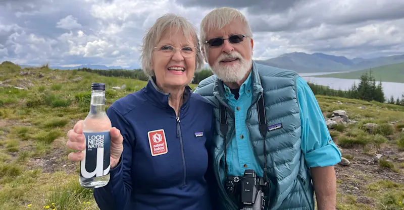 Nat Hab guests, Loch Ness, Scotland.