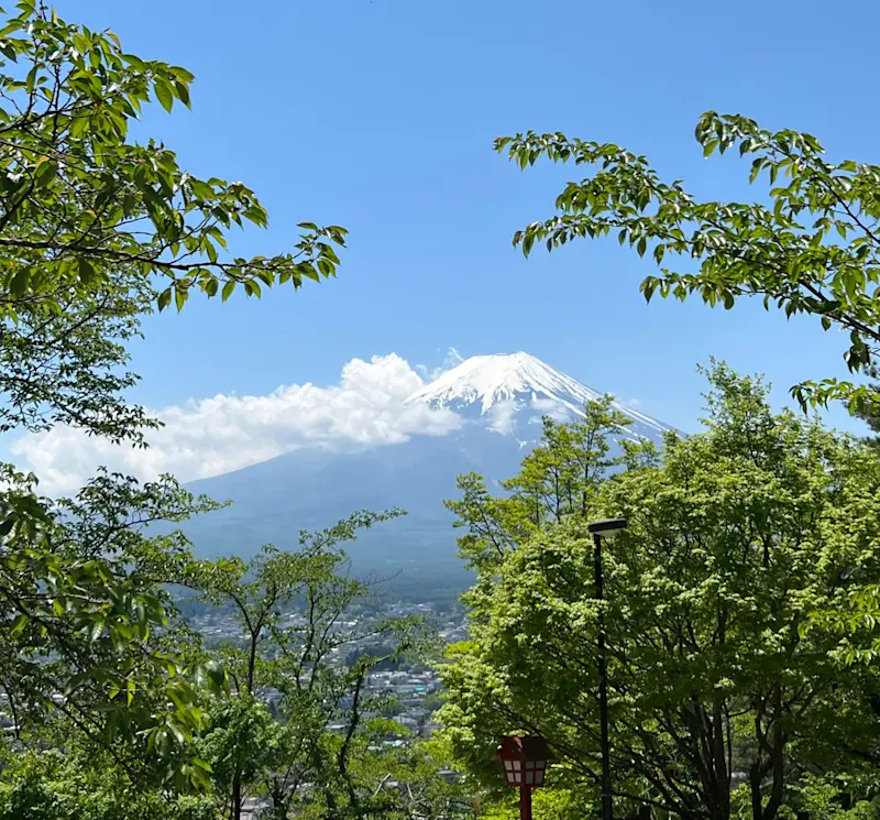 Seeing perfection rise out of the clouds, Mt. Fuji, Japan.