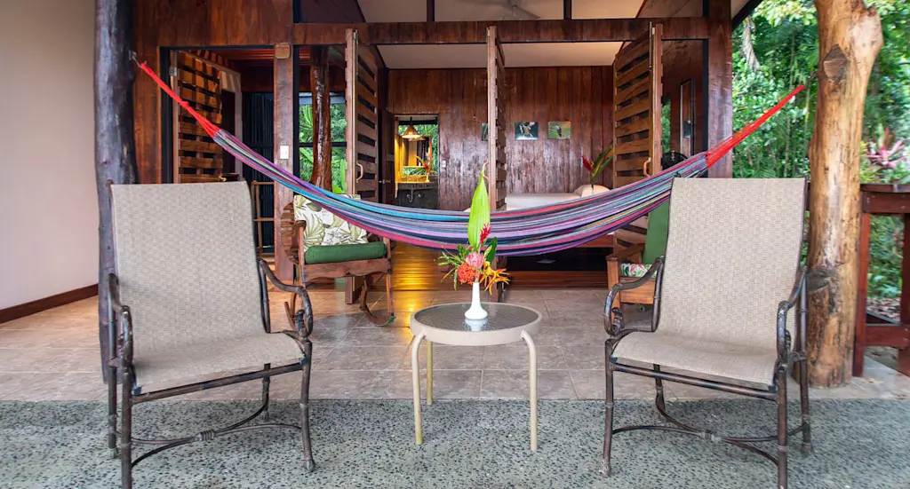 Guest room patio
