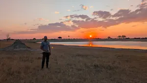 A beautiful sight at the Hwange National Park in Zimbabwe.