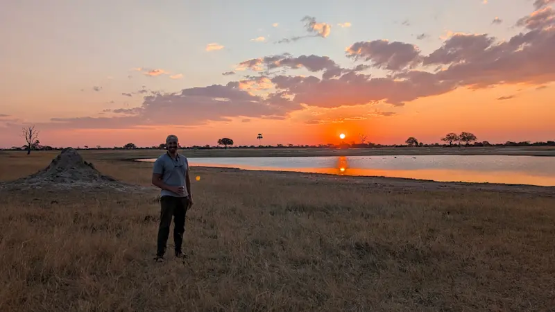 A beautiful sight at the Hwange National Park in Zimbabwe.