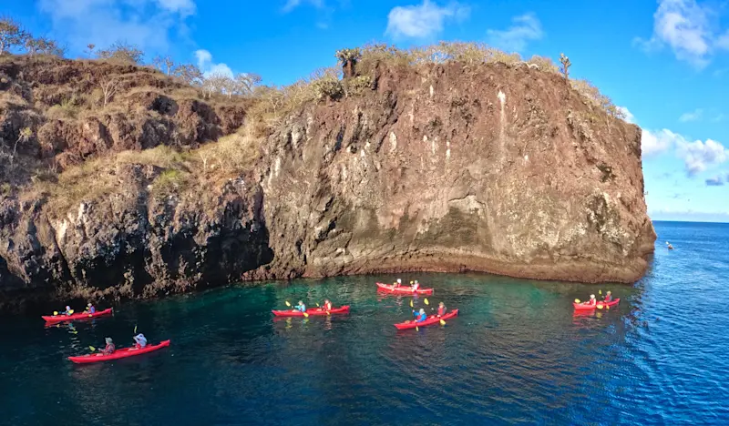 Kayaking, Galapagos Islands, Ecuador.