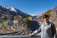 Prayer flags in Ladakh, India.