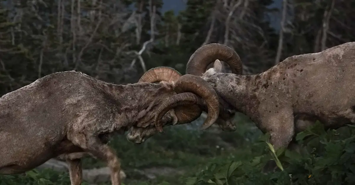 Bighorn sheep, Glacier National Park.