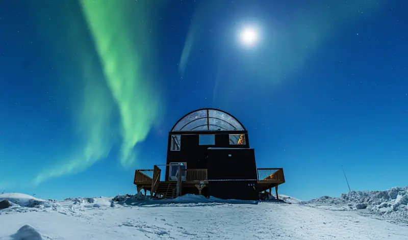 Nat Hab's Boreal Lounge, Churchill, Manitoba.