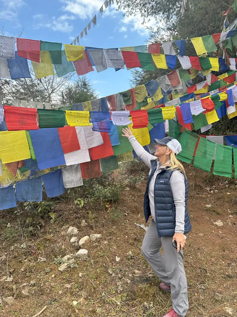 Prayer Flags in Bhutan.
