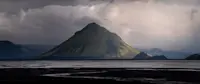 Black sand beach, Iceland.