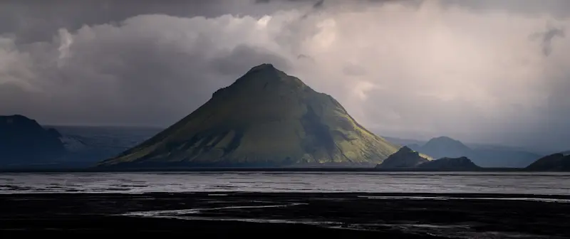 Black sand beach, Iceland.