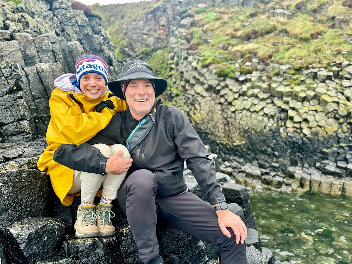 On a National Geographic-Lindblad Expeditions trip at the Isle of Staffa in Scottland.