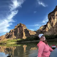 Rafting in Desolation Canyon, Utah.