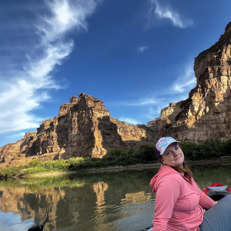 Rafting in Desolation Canyon, Utah.