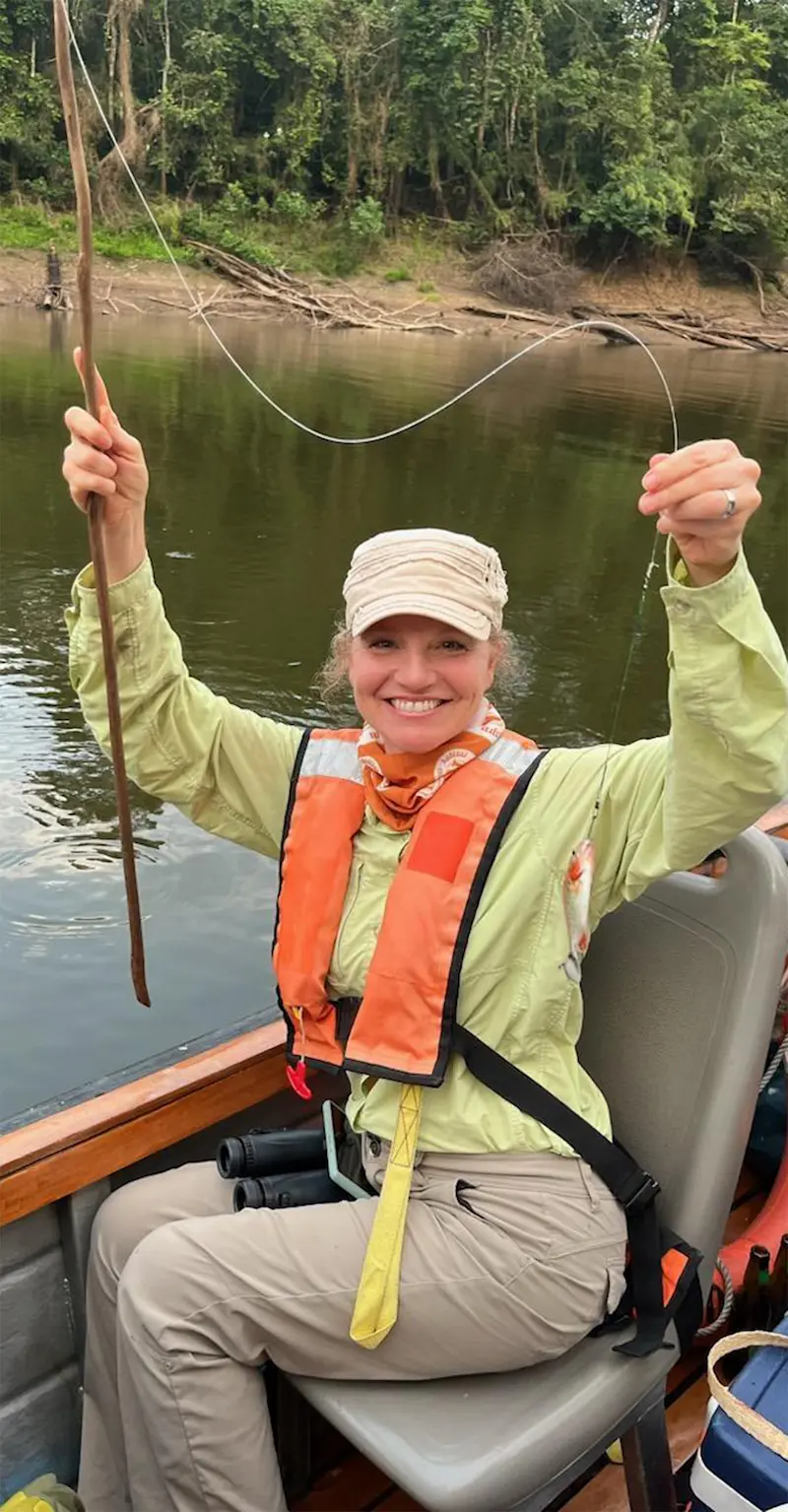 I hooked a fierce Piranha in the Amazon of Peru!