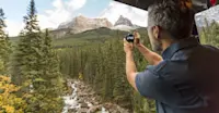Aboard the Rocky Mountaineer, British Columbia.